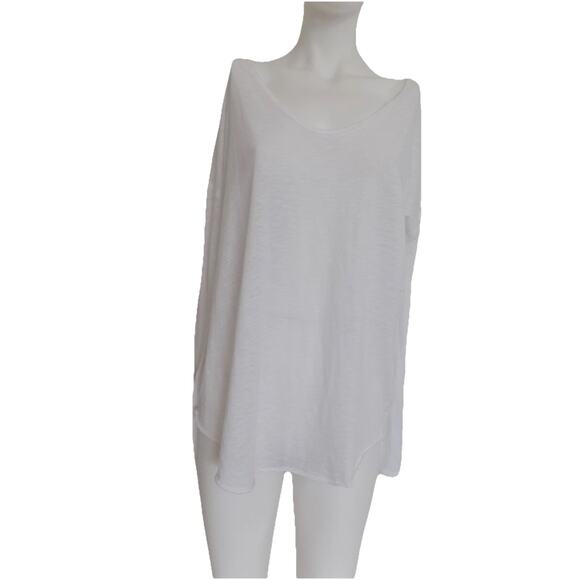 We The Free white tissue tee t shirt long sleeve size Medium - Picture 6 of 8